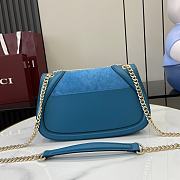 Gucci Small Blondie Original GG Blue - 5