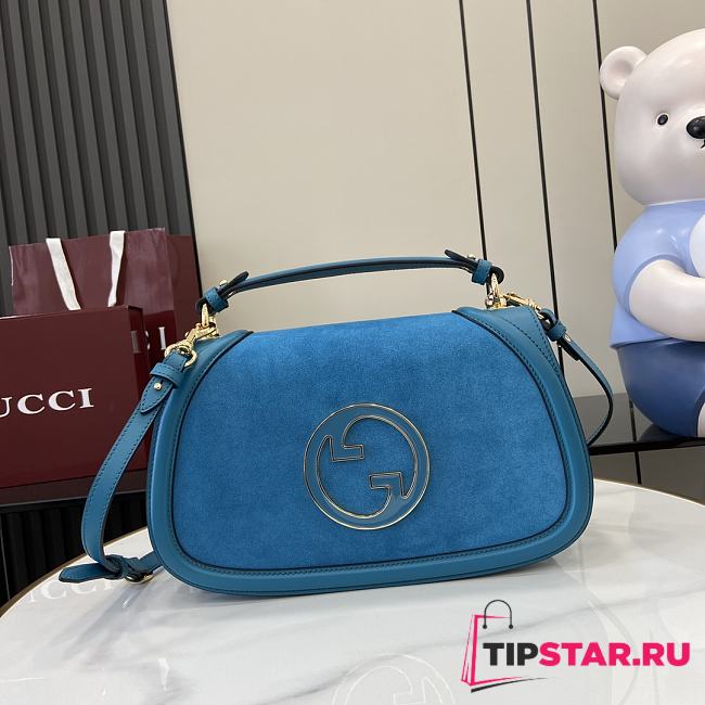 Gucci Medium Blondie Original GG Blue - 1