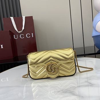 Gucci GG Marmont mini shoulder bag gold