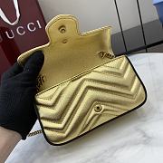 Gucci GG Marmont mini shoulder bag gold - 3