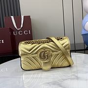 Gucci GG Marmont small shoulder bag gold - 1