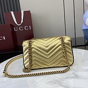 Gucci GG Marmont small shoulder bag gold - 3