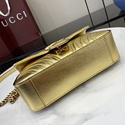 Gucci GG Marmont small shoulder bag gold - 2