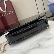 Gucci Blondie small shoulder bag Black patent leather - 3