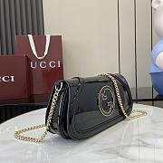 Gucci Blondie small shoulder bag Black patent leather - 2