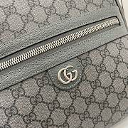 Gucci Ophidia medium backpack Silver-tone accessories gray - 2