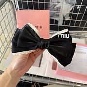 Miumiu Hairclip in Black 01 - 3