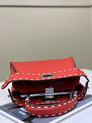 Fendi Peekaboo's iconic handbag red - 5