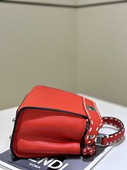 Fendi Peekaboo's iconic handbag red - 4