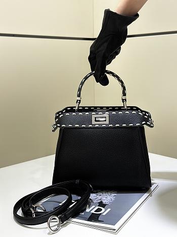 Fendi Peekaboo's iconic handbag black