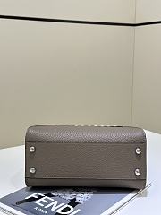 Fendi Peekaboo's iconic handbag gray - 5