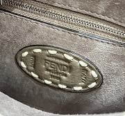 Fendi Peekaboo's iconic handbag gray - 4