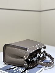 Fendi Peekaboo's iconic handbag gray - 3