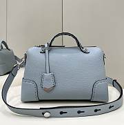 Fendi By The Way Medium Shoulder Bag Blue - 1