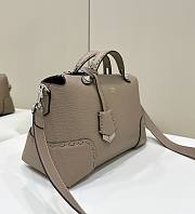 Fendi By The Way Medium Shoulder Bag Beige - 5