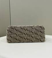 Fendi O'Lock clutch bag dove brown - 4