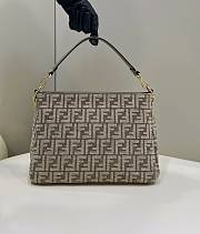 Fendi O'Lock clutch bag dove brown - 3