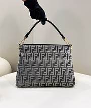 Fendi O'Lock clutch bag dove grey - 2