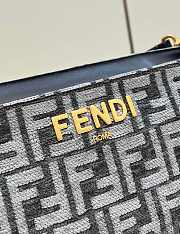 Fendi O'Lock clutch bag dove grey - 3