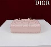 Dior Lady d-joy-micro Leather with Velvet light pink - 5