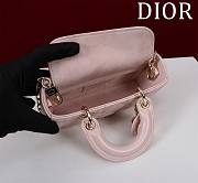 Dior Lady d-joy-micro Leather with Velvet light pink - 2