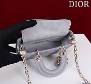 Dior Lady d-joy-micro Leather with Velvet light purble - 4