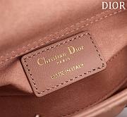 Dior Lady d-joy-micro Leather with Velvet rose pink - 2