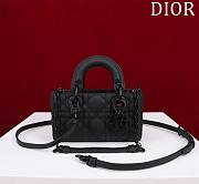 Dior Lady d-joy-micro Leather with Velvet black - 1