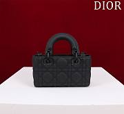 Dior Lady d-joy-micro Leather with Velvet black - 5