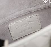 Dior Lady d-joy-micro Leather with Velvet shiny white - 2