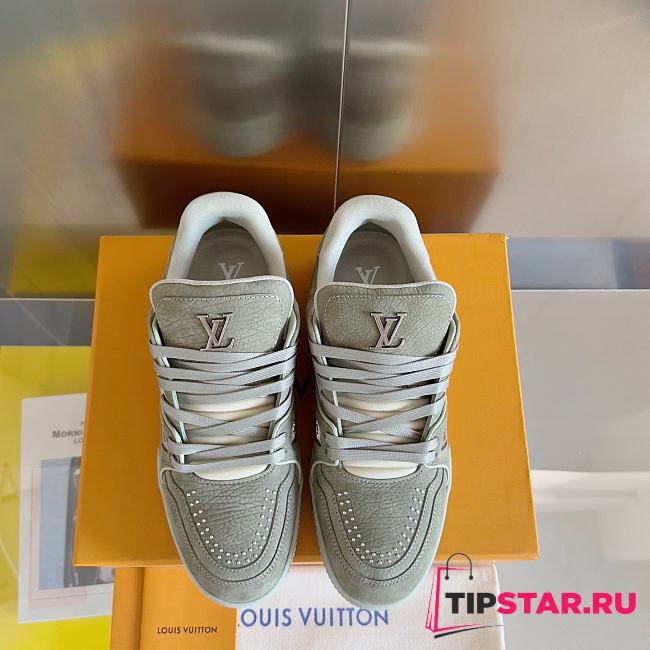 Louis Vuitton LV Trainer Maxi Sports Shoes Khaki - 1