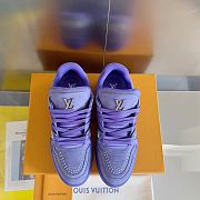 Louis Vuitton LV Trainer Maxi Sports Shoes Purble 1ACN2Z - 1