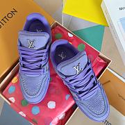 Louis Vuitton LV Trainer Maxi Sports Shoes Purble 1ACN2Z - 3