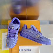 Louis Vuitton LV Trainer Maxi Sports Shoes Purble 1ACN2Z - 2