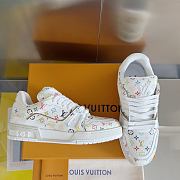 Louis Vuitton LV x TM LV Trainer Sneaker Blanc 1AGZDN - 5