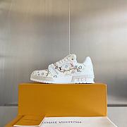 Louis Vuitton LV x TM LV Trainer Sneaker Blanc 1AGZDN - 4