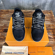 Louis Vuitton LV Trainers In Black - 1