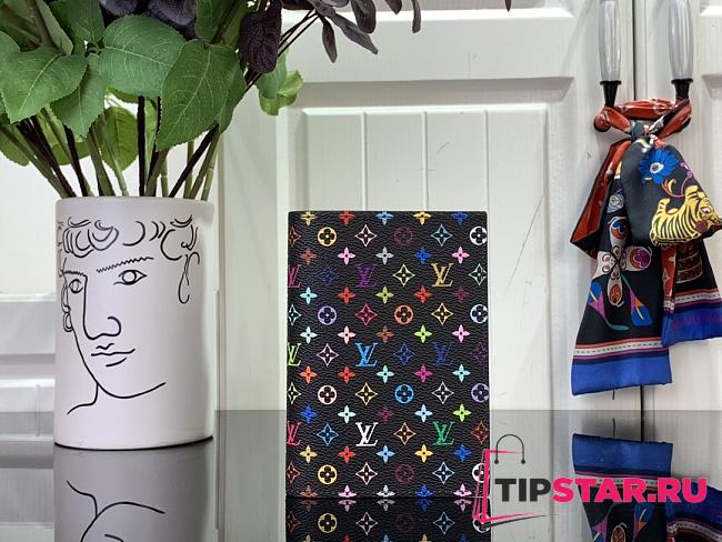 Louis Vuitton LV x TM Passport Cover Multicolored Black - 1