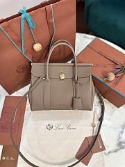 Loro Piana Loom Bag L25 Calfskin Brown - 1