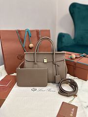 Loro Piana Loom Bag L25 Calfskin Brown - 4