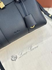 Loro Piana Loom Bag L25 Calfskin Black - 3