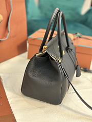 Loro Piana Loom Bag L25 Calfskin Black - 2