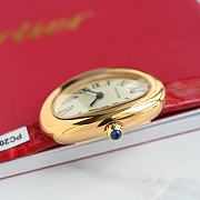 Cartier Baignoire Watch In Red - 6