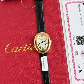 Cartier Baignoire Watch In Black