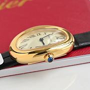 Cartier Baignoire Watch In Black - 6