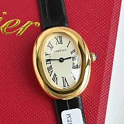 Cartier Baignoire Watch In Black - 5