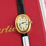 Cartier Baignoire Watch In Black - 4