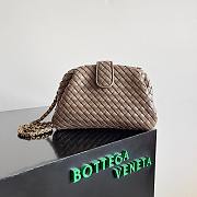 Bottega Veneta Small Lauren 1980 clutch in padded brown - 1