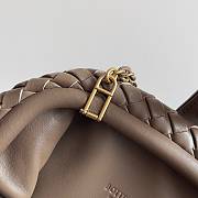 Bottega Veneta Small Lauren 1980 clutch in padded brown - 5