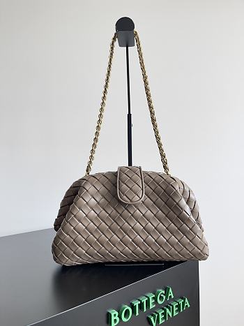 Bottega Veneta Lauren 1980 clutch in padded brown